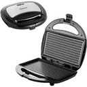 Contact grill - Panini grill - Black/Silver 750W