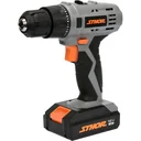 Cordless drill with 2 batteries and 1 charger - 18V - 10mm - 22Nm