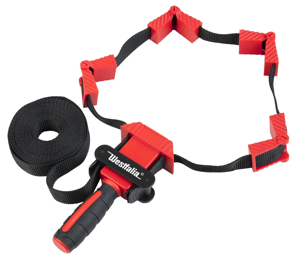 Band tensioners for frames and molds