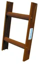 Chimney sweep ladder, aluminum, brown, 14 rungs, W 33 cm, L 395 cm