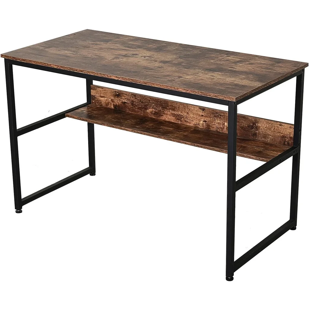 Desk, chipboard brown