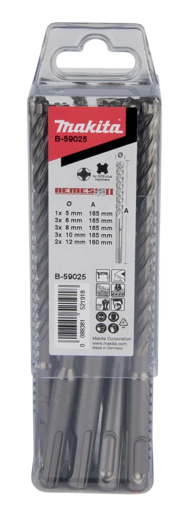 NEMESIS2 drill set SDS+ 12 pieces