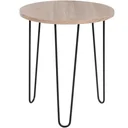 Round side table