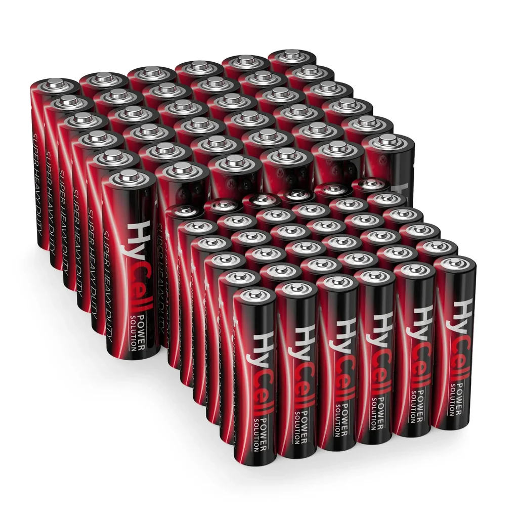 Zinc-carbon value set AA/AAA - 72 pieces