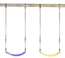 Flexible swing seat in yellow