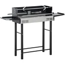 BBQ Grill with Spit - Stainless Steel - Black/Silver - 118 x 32 x 90 cm
