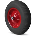 Wheelbarrow wheel black PU foam including axle