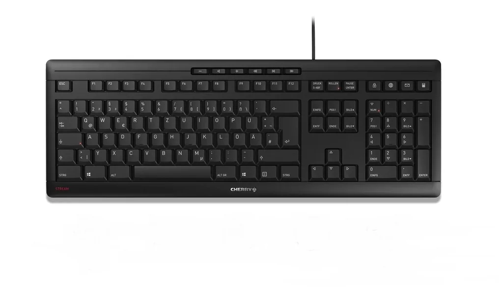 Wired keyboard STREAM KEYBOARD black