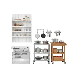 Obraz Kitchen Shelves, Organization Systems