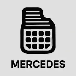 Obraz MERCEDES Fußmatten