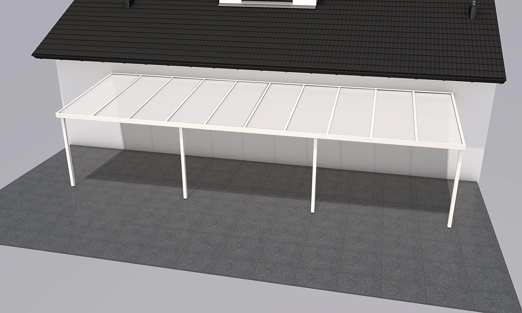 Obraz Terrassenüberdachung Mit Seitenwand