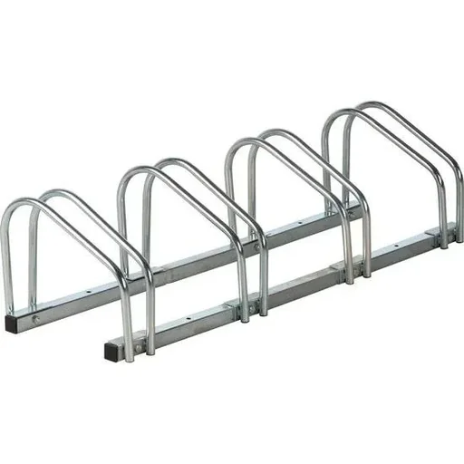 "Bicycle rack for 4 bikes - aluminum - space-saving image"