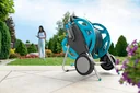 Garden hose trolley DISCOVER including 30 m + 1.5 m 4-layer hose