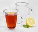 Double-walled tea glasses in a set of 2