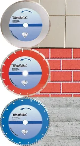 "Diamond cutting disc set 3 pcs. TURBO/SEG, 110/ 115 dry VR, MPA image"