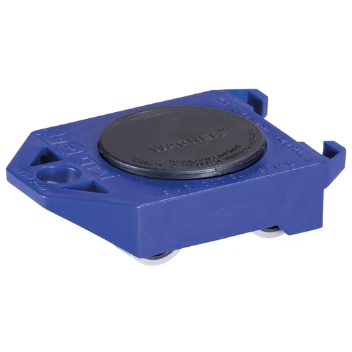 "Transport aid MM 3171, 12 x 8 x 3.5 mm, soft wheels Ø 30 mm, TÜV & GS, tilt-proof, turntable, load capacity 200 kg image"