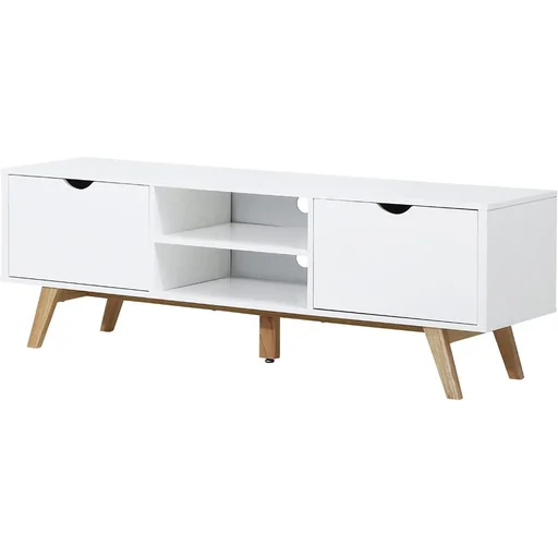 "TV cabinet MDF, white image"