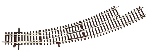 "Curved switch left BWl5/6 without drive, radius of the main track and the branch track 542.8 mm (R5), curve angle 30° image"