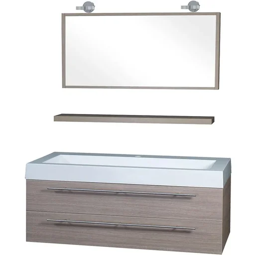 "Bathroom furniture Force 125 cm - oak image"