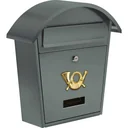 NL Letterbox Graphite with 2 buttons - 380x320x105 mm