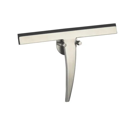 "Shower squeegee with holder stainless steel image"