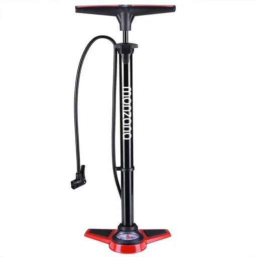"High-pressure air pump with pressure gauge image"