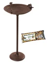 Set bird feeding station with birds + 2 x scatter feed, each 1 kg