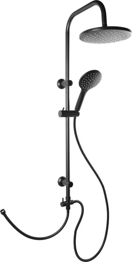 "NOIR shower system, black image"