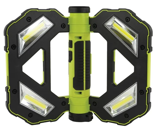 "LED work light with battery and separate light head, 270° foldable image"