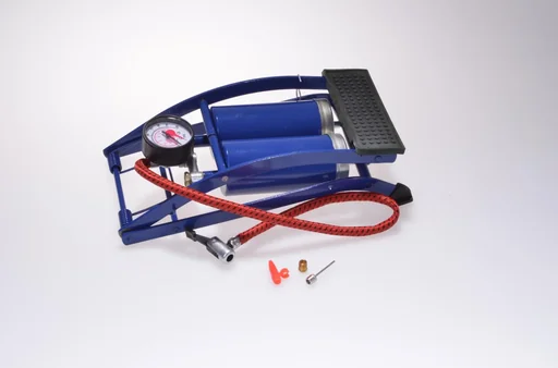 "Foot air pump 2 cylinders, 120 mm image"