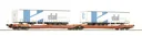 Double-pocket articulated wagon T3000e, Wascosa