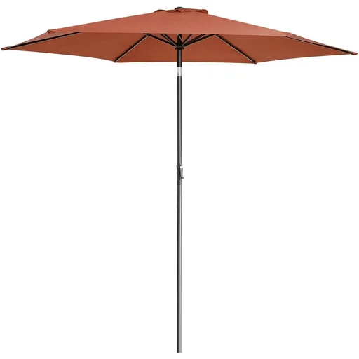"Parasol Tahiti Terracotta Alu 300cm image"