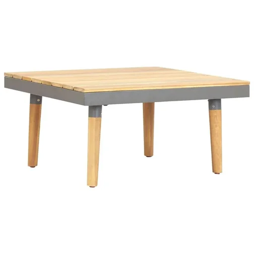 "Garden table 60x60x31.5 cm solid acacia wood image"