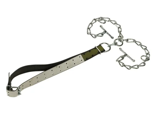 "Collar, 150 x 5 cm with chain made of Trevira image"