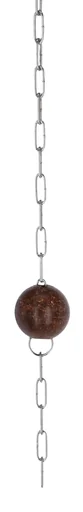 "Bite ball natural for pigs Ø 75 mm without chain image"