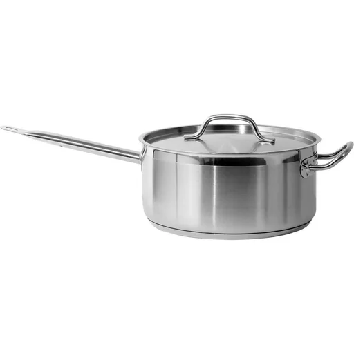 "Stainless steel cooking pot with lid - Ø28 cm - 8L image"