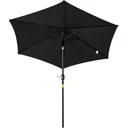 Parasol with hand crank black