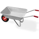Galvanized wheelbarrow 100 kg with pneumatic tires - 80 liters
