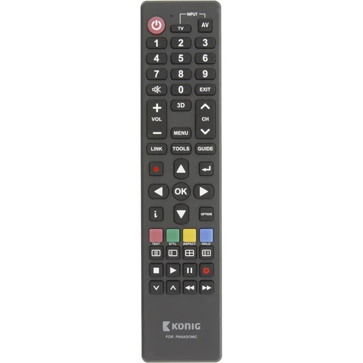 "Replacement remote control Panasonic image"