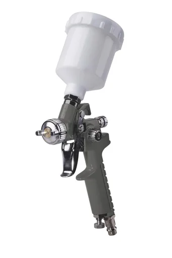 "MINI HVLP paint spray gun 0.8 mm + 0.5 mm nozzle set extra image"