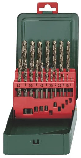 "HSS-CO drill bit set-SP, 19 pieces image"