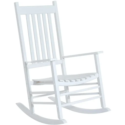 "Rocking chair with armrests image"