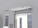 Canopy L 150, 150 x 95 x 17 cm, stainless steel, 4 mm, satin white