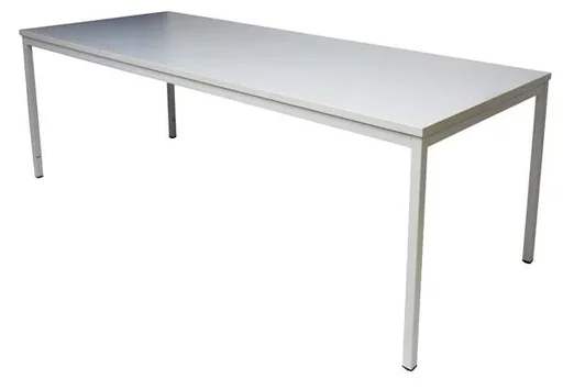 "tubular steel table 200 x 80 x 75 cm image"