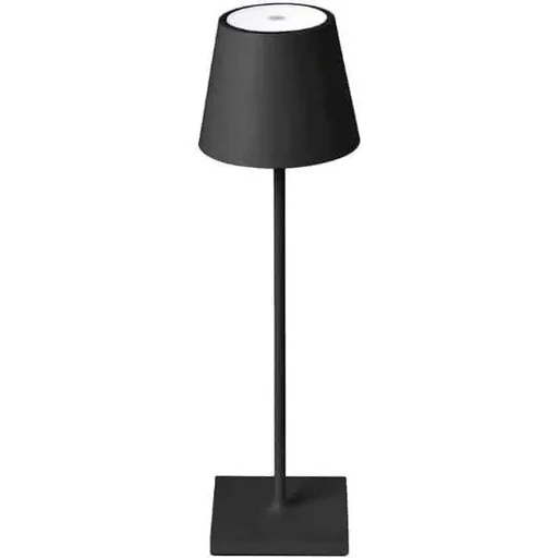 "VT-7703 Table Lamp - 3000K - Dimmable via Touch - Rechargeable - Black image"
