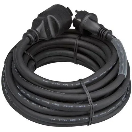 "Extension cable - 15M - rubber - earth pin - 3G1.5 - IP44 image"