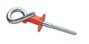 Swing hook, swing screw with safety clip 20 cm for slides and swings