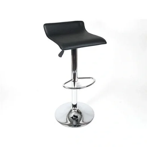 "Gerimport Bar Stool Black - 39x36x84 cm image"