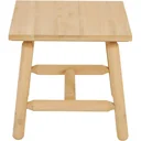 Wooden stool garden side table garden table children's chair all-purpose fir wood natural 50 x 50 x 48 cm