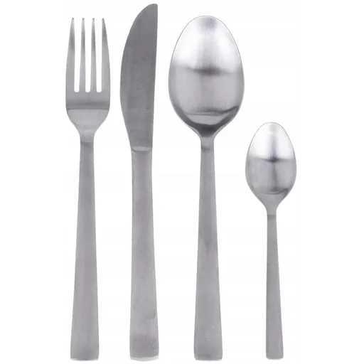 "NL Cutlery Set - 16 pieces - Satin finish image"